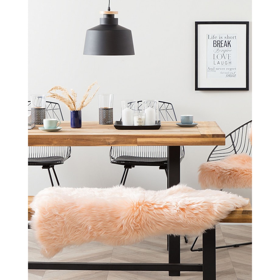 Skóra owcza brzoskwiniowa ULURU