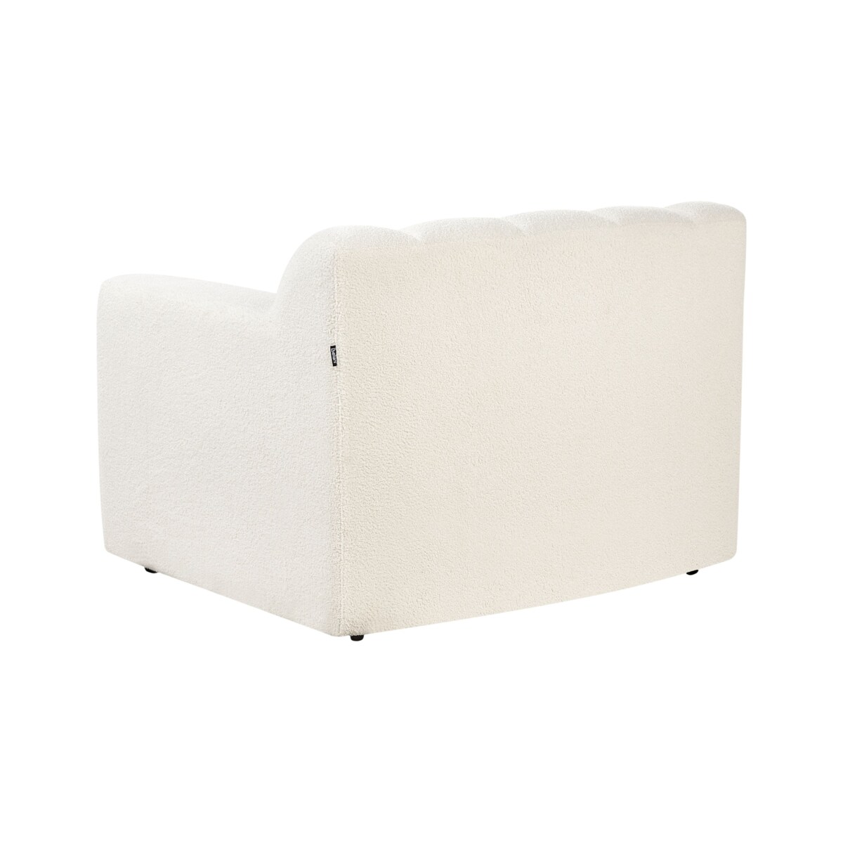 Fotel AGERUP Boucle Złamana biel