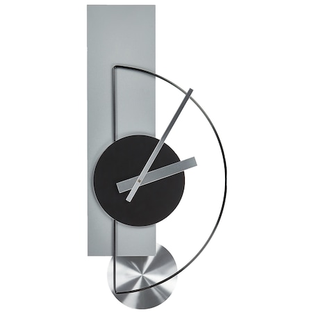Zegar ścienny CEVINS 31 cm Metal Jasnoszary