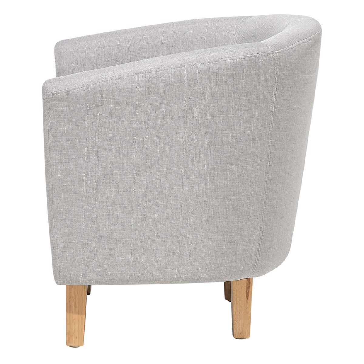 Fotel z podnóżkiem szary HOLDEN