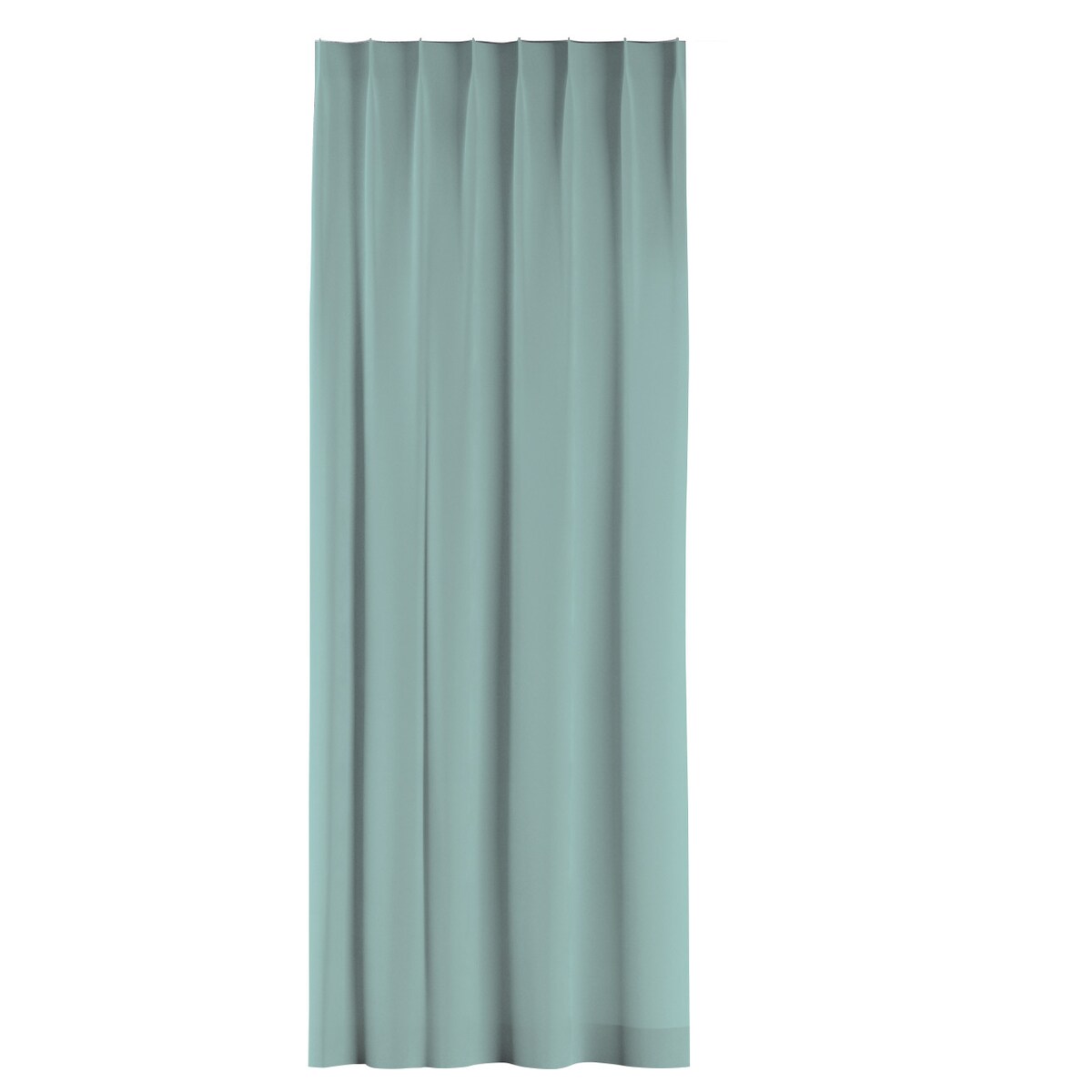 Zasłona na haczykach flex pojedynczych 130x245 jasny turkus