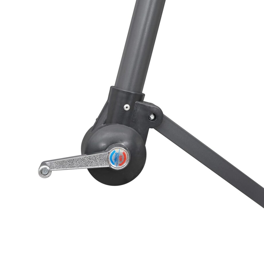 vidaXL Parasol ogrodowy, wiszący, biały, 3 m, słupek aluminiowy