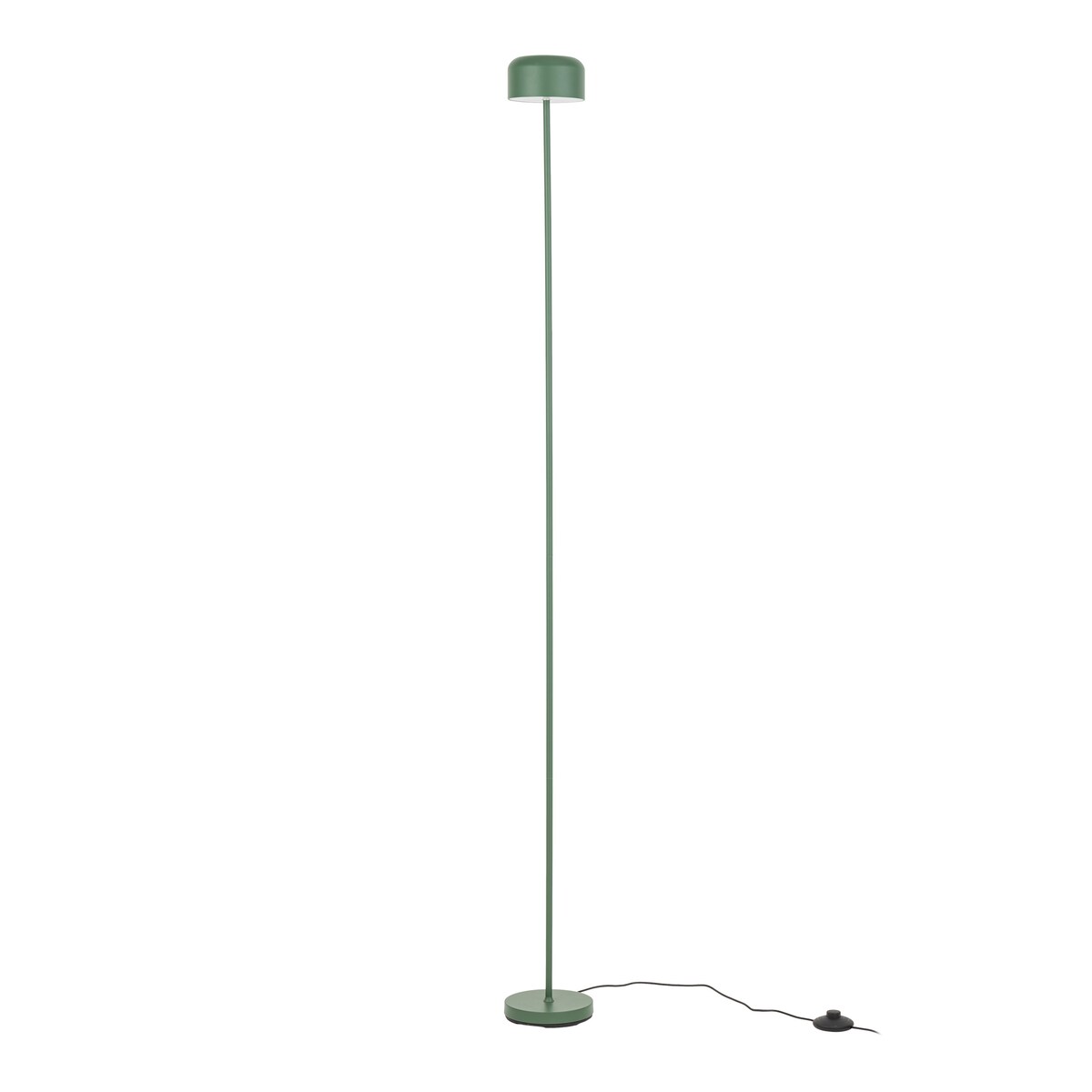 Lampa Stojąca Led Tk Lighting Noa Zielona Podłogowa Smukła Minimalizm 9W 3000K 800Lm