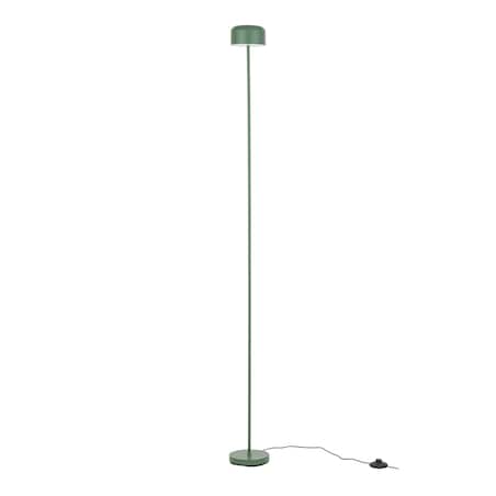 Lampa Stojąca Led Tk Lighting Noa Zielona Podłogowa Smukła Minimalizm 9W 3000K 800Lm
