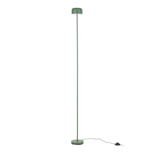 Lampa Stojąca Led Tk Lighting Noa Zielona Podłogowa Smukła Minimalizm 9W 3000K 800Lm