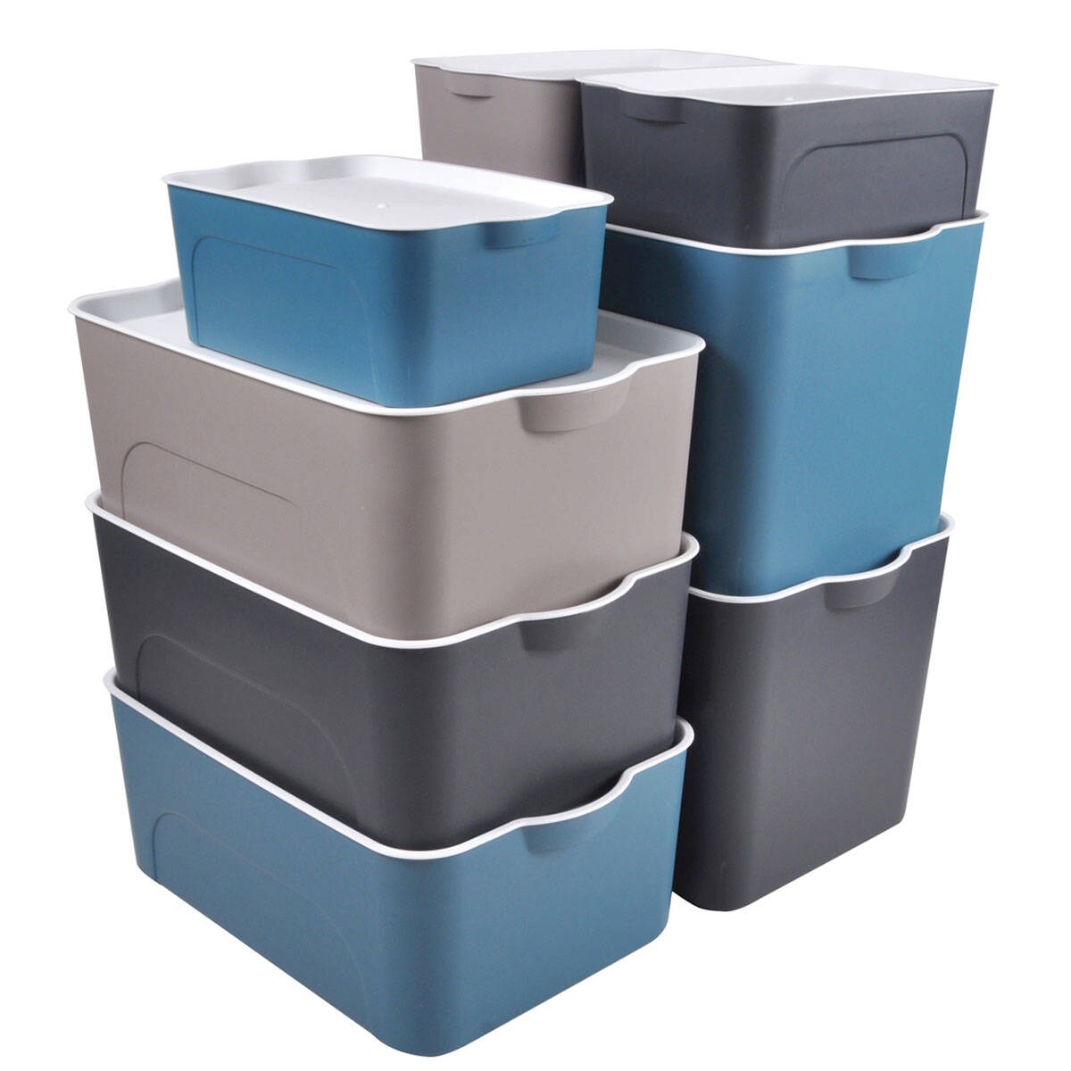 Pudełko z tworzywa sztucznego z bambusowym wiekiem, 5l