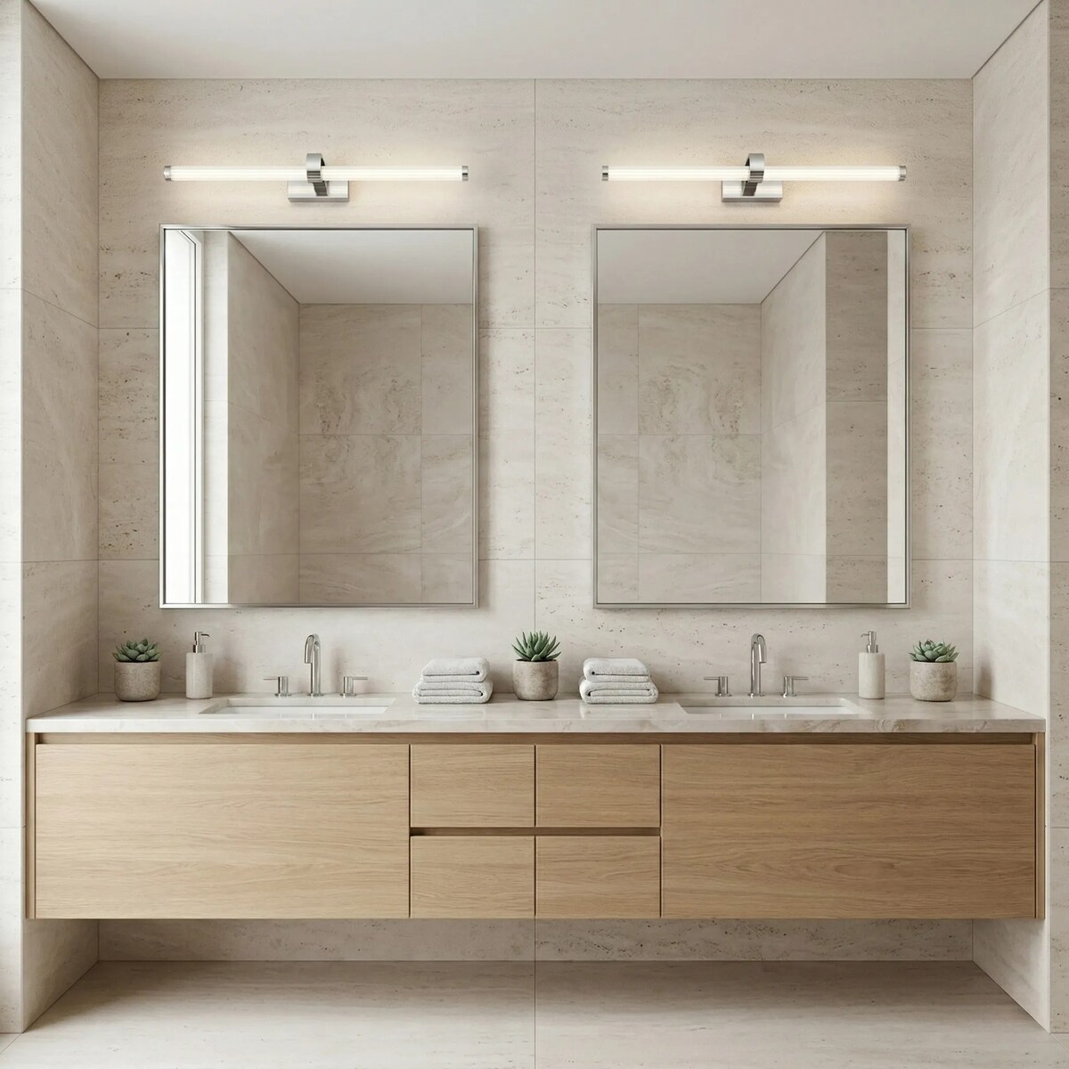 Kinkiet App1882-1W 60Cm Led Chrom, Aluminium, Tworzywo Sztuczne