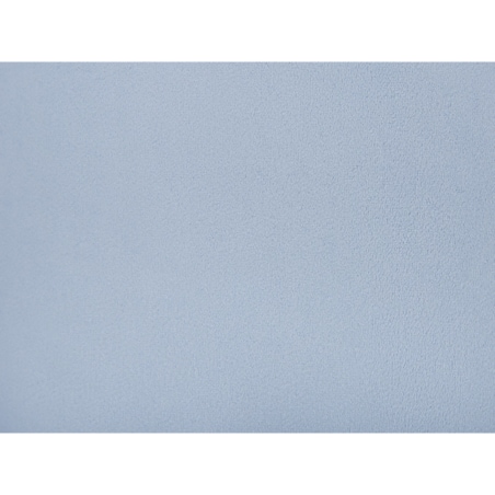 Puf welurowy ⌀ 47 cm niebieski LOVETT