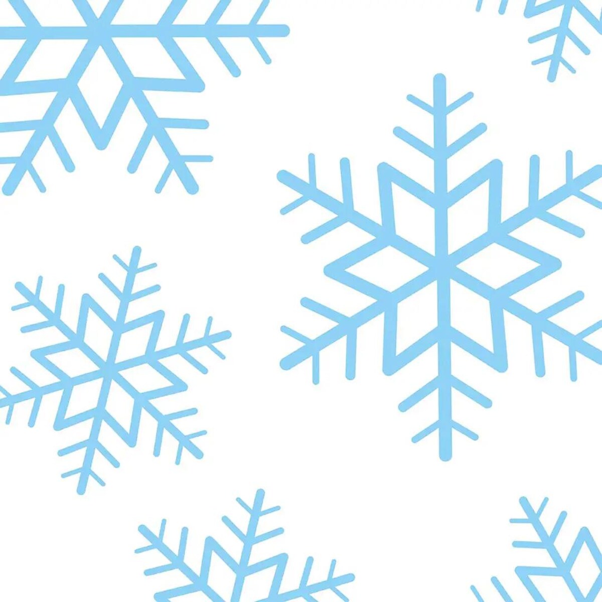 Poduszka świąteczna na krzesło - Śnieżynka