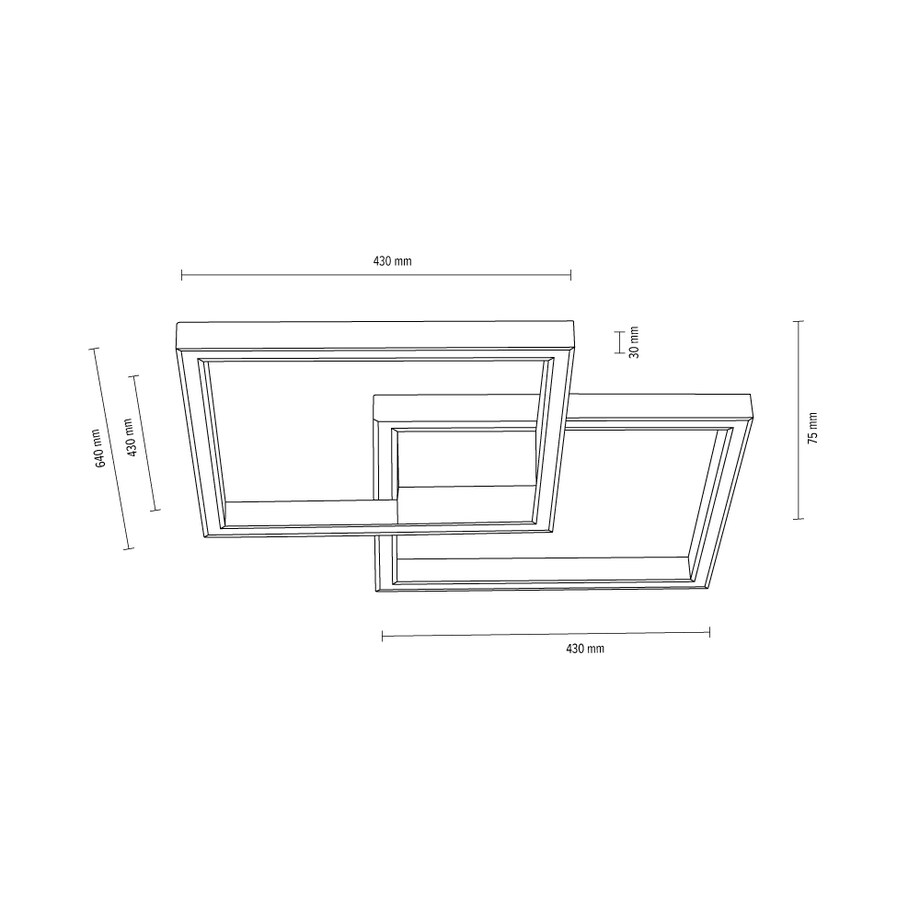 Drewniana Lampa Sufitowa BRITOP Lighting 1xLED 24V 48W Dąb Olejowany FSC, Sterowana Pilotem, Polski Producent, 1 szt.