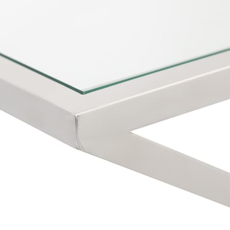 Konsola Vertigo silver 120x40x80cm, 120 x 40 x 80 cm