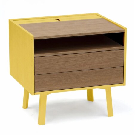 Szafka nocna HEKTOR-żółty