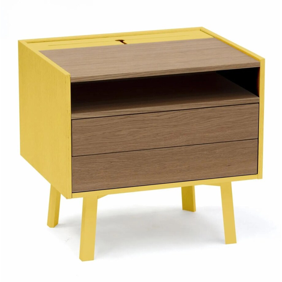 Szafka nocna HEKTOR-żółty