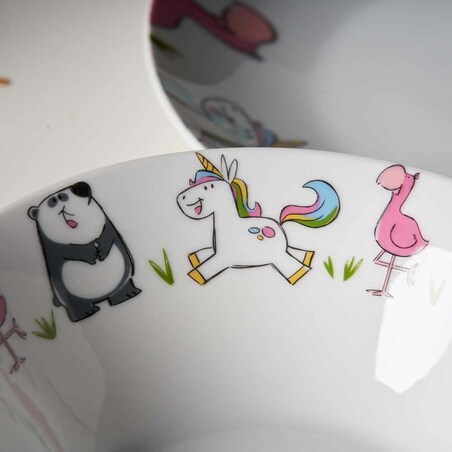 Zestaw śniadaniowy 3cz. Dziewczynka