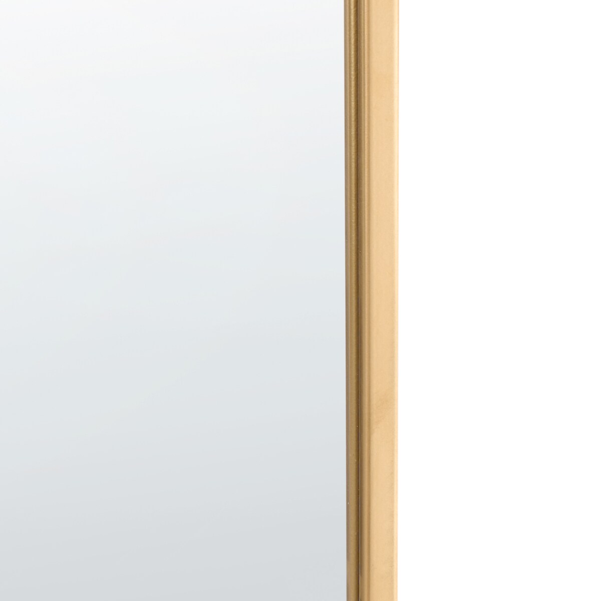 Lustro ścienne AZEVILLE 46 cm 122 cm Metal Złoty