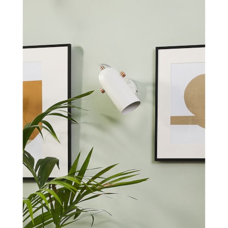 Lampa spot metalowa biała TYRIA