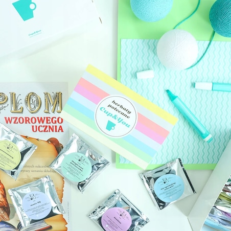 Zestaw 20 sypanych wyselekcjonowanych HERBAT POLECANYCH CUP&YOU na prezent