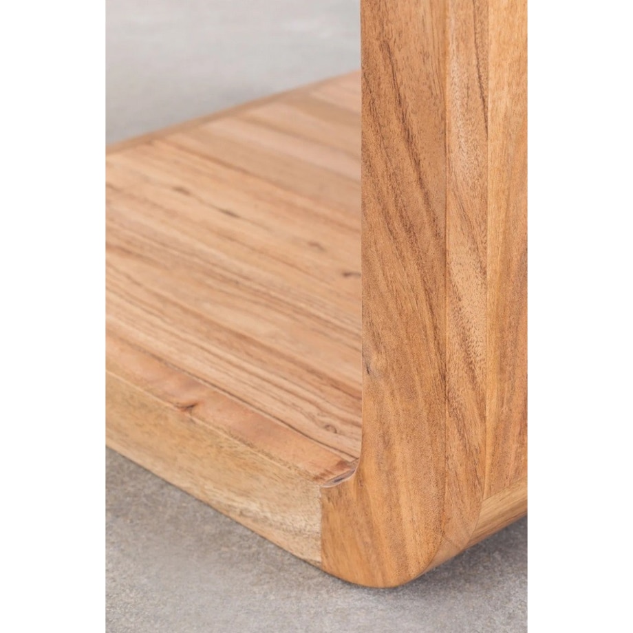 Stolik pomocniczy boczny drewno akacjowe Noya