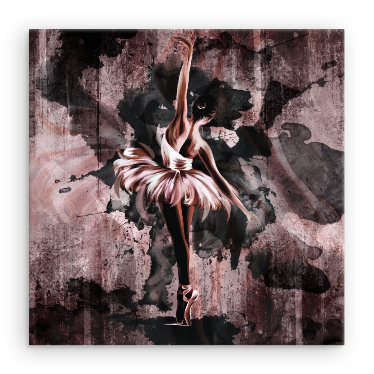 Obraz Ścienny BALETNICA Abstrakcja Sztuka 60x60cm