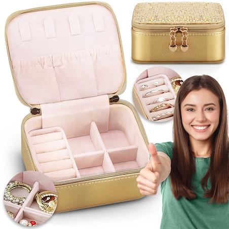 Szkatułka na biżuterię skrzynka pudełko kuferek Massido