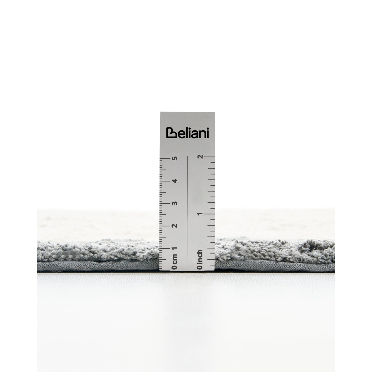 Dywanik łazienkowy KABRI Szary/ beżowy 60 x 90 cm Bawełna