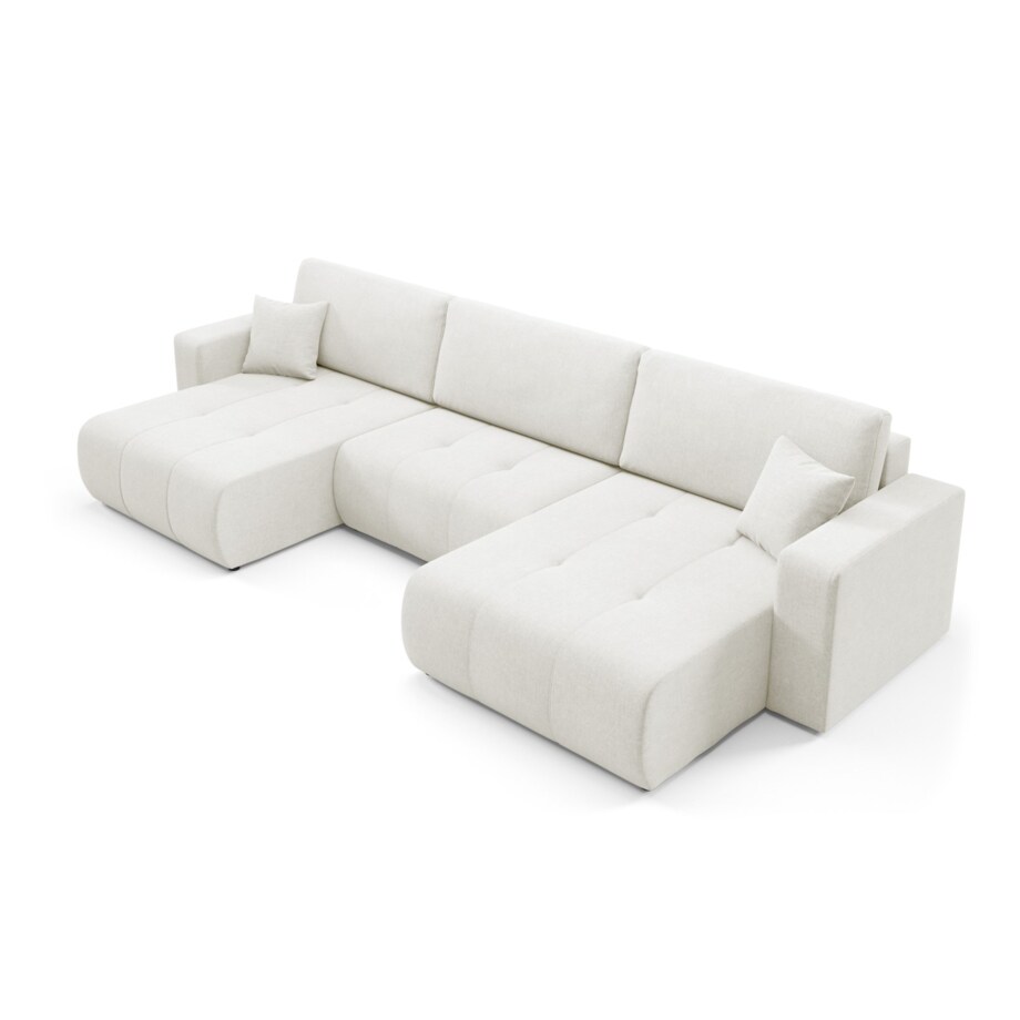 Narożnik MOLINIO U z funkcją spania Kolor: Wind 02