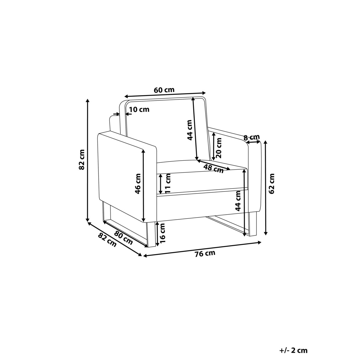 Fotel VIND Sztruks Beżowy