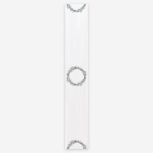 Bieżnik - Świąteczny wieniec - 40x250