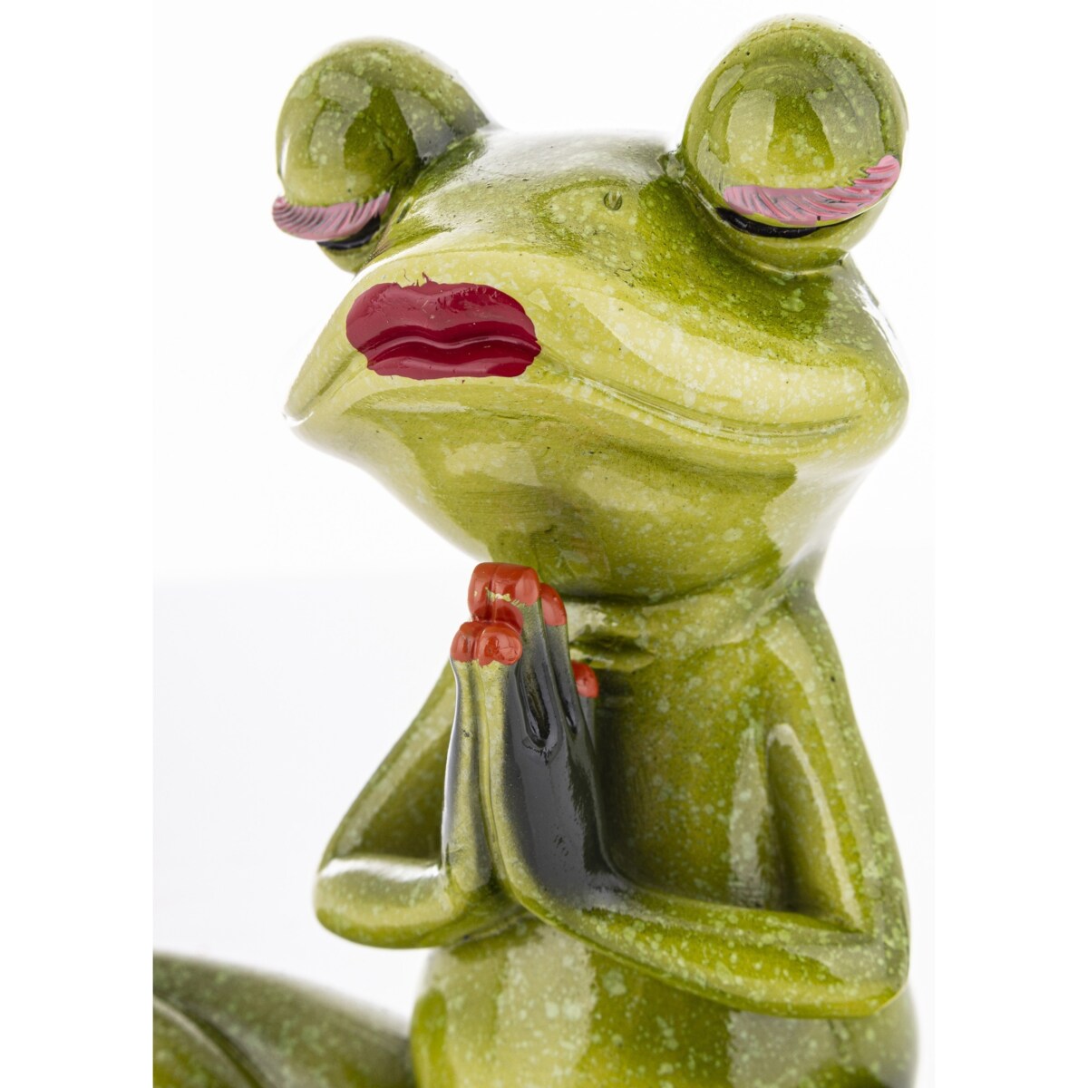 Dekoracja - żaba joginka 14,5x15,5x7 cm JOGA