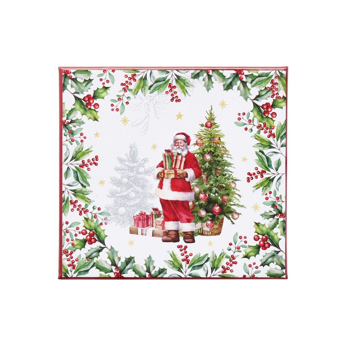 VILLA ITALIA Kubek świąteczny porcelanowy FROZEN NOEL Mikołaj z prezentami