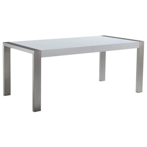 Stół do jadalni ARCTIC Srebrny 180 cm 90 cm