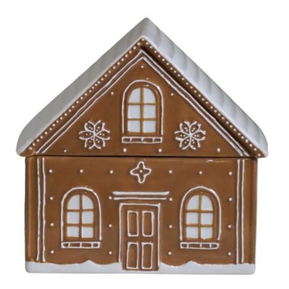 Pojemnik świąteczny ceramiczny PIERNIKOWY DOMEK