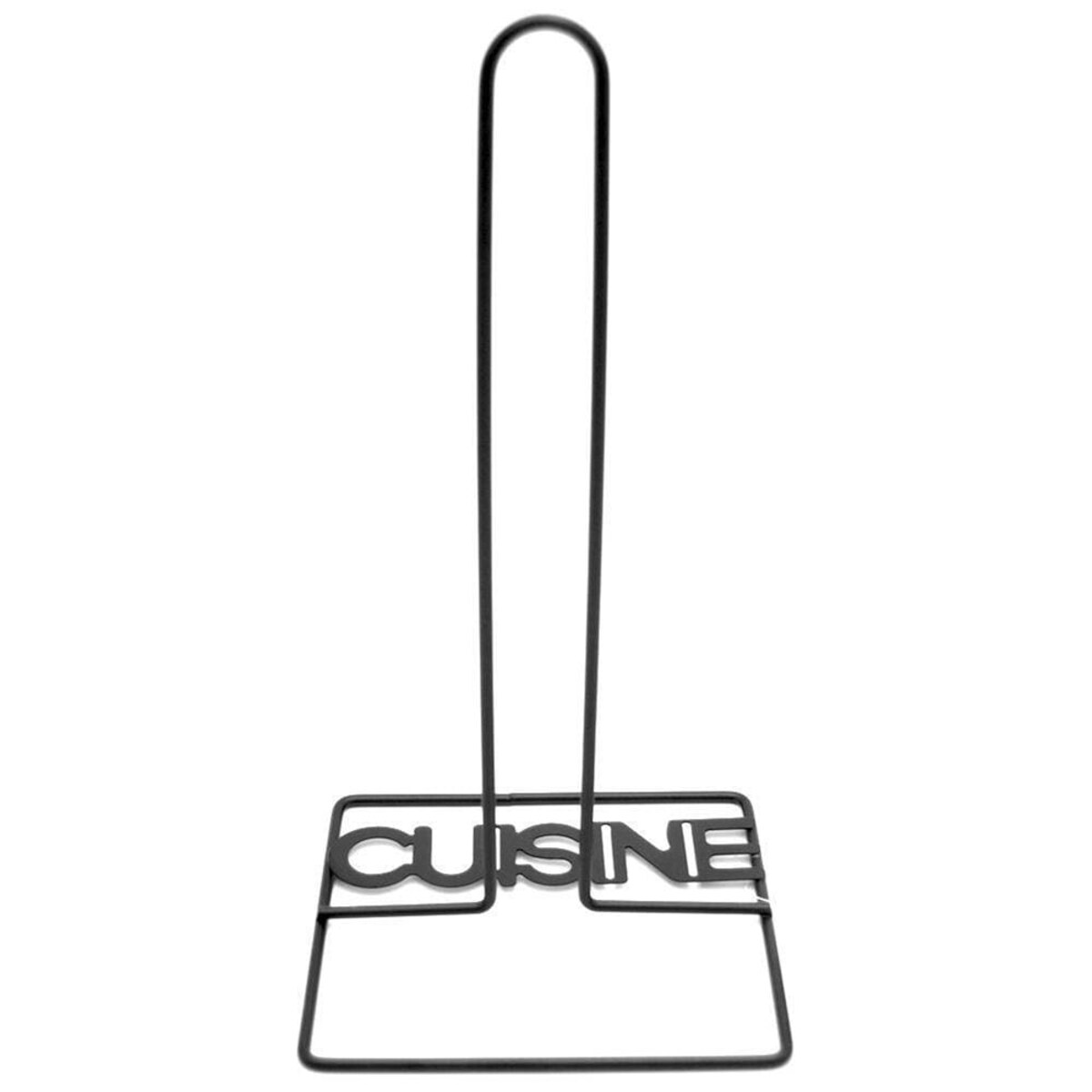 Wyjątkowy metalowy wieszak na ręczniki kuchenne Markowy Houseware w kolorze czarnym