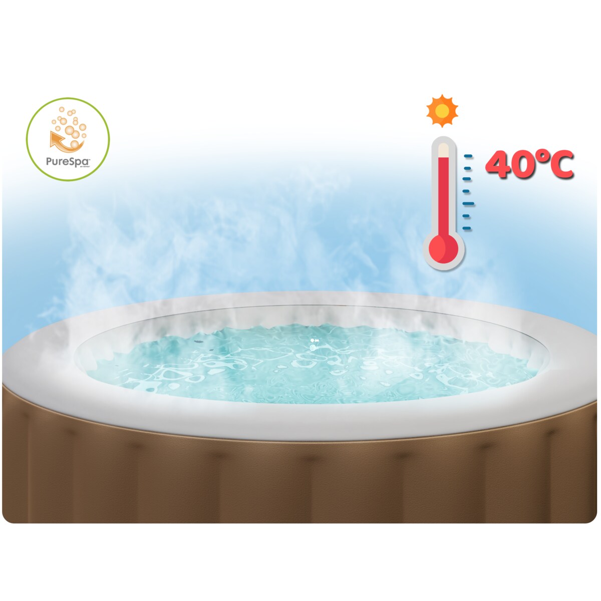 Spa dmuchane basen hydromasaż Intex 4os 28476
