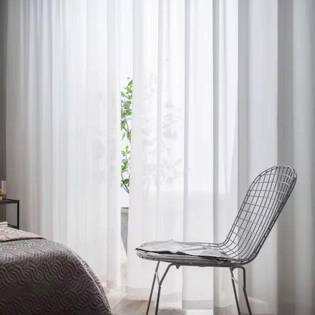 Firana gładka na taśmie 140x270 cm