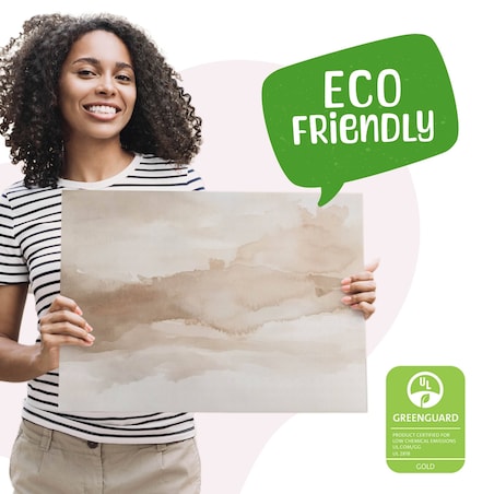 Obraz Na Płótnie Do Salonu Sypialni Beżowy Mural Abstrakcja Styl Boho 70x50cm