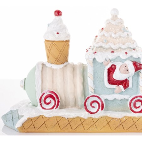 Dekoracja - pociąg ciasteczkowy 15x24x7,5 cm SPAGNA