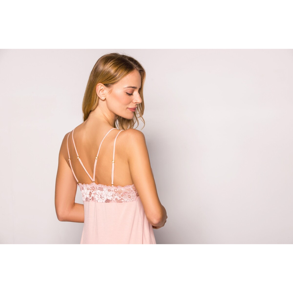 Piżama Verona Brzoskwinia Brzoskwinia, S