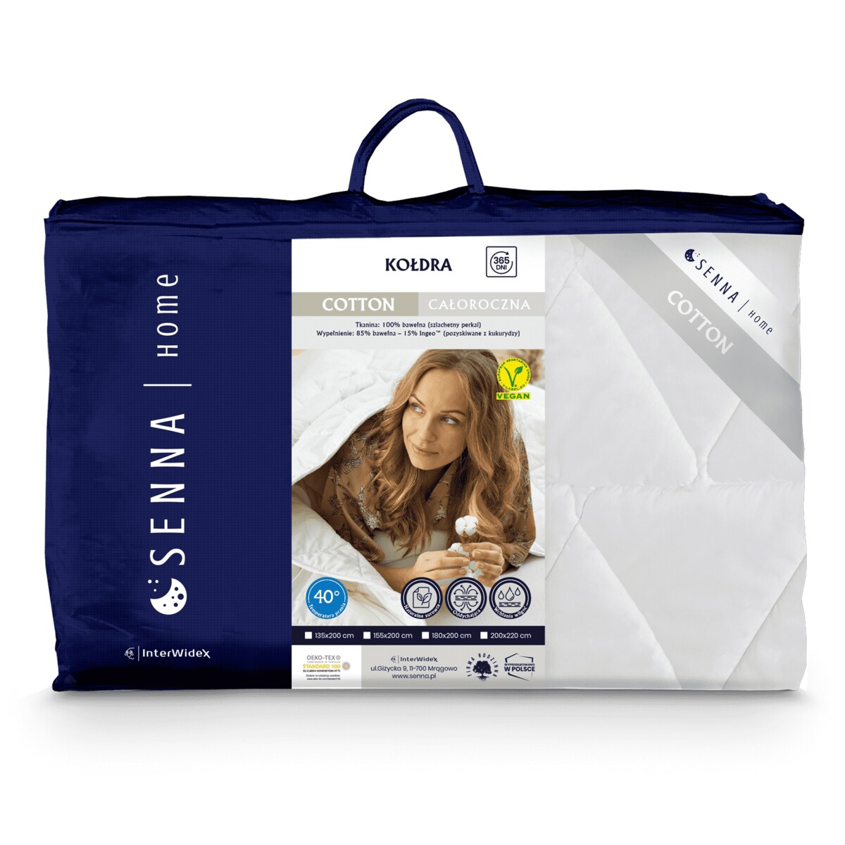 Kołdra całoroczna 200x220 COTTON Senna Home