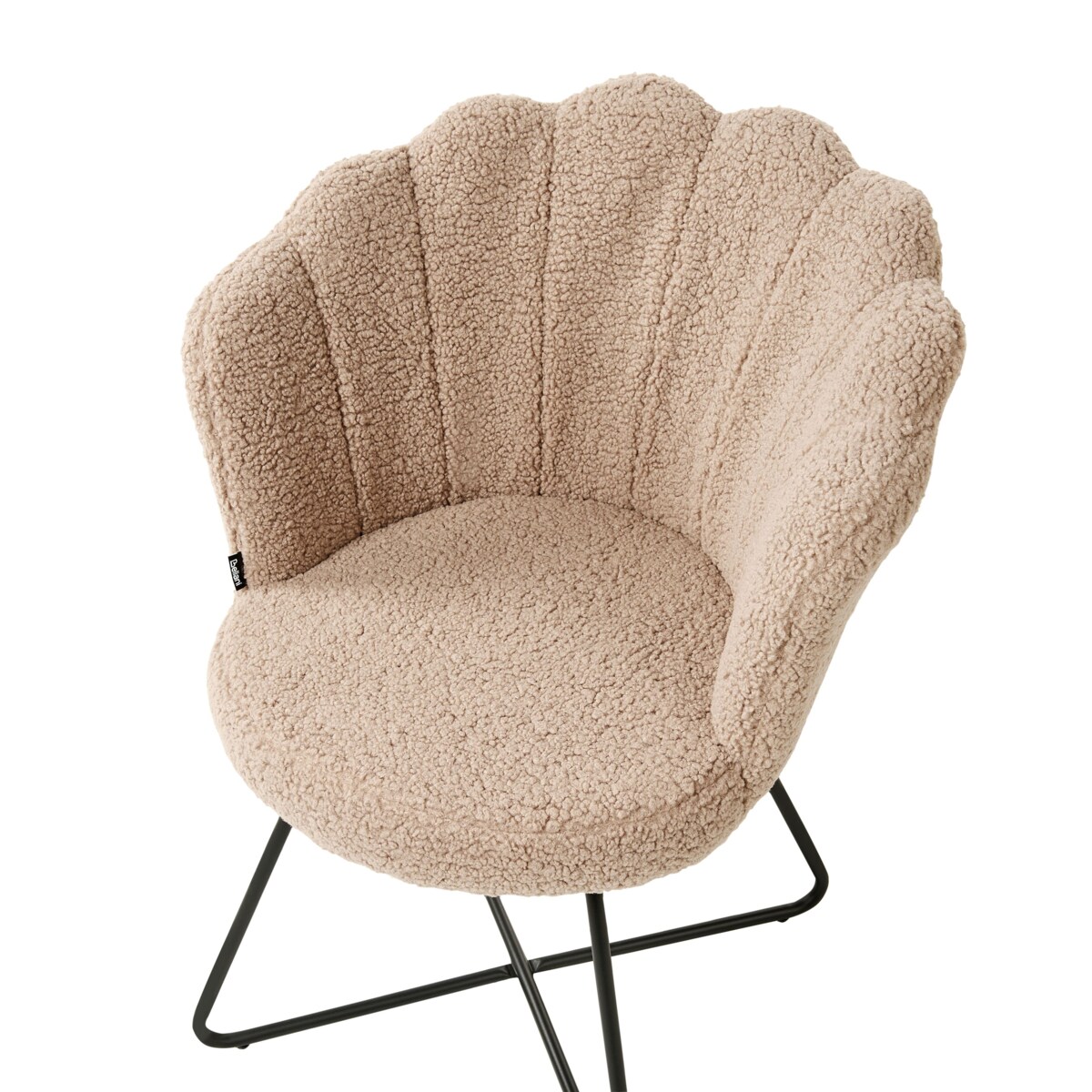 Fotel LOVELOCK Boucle Beżowy