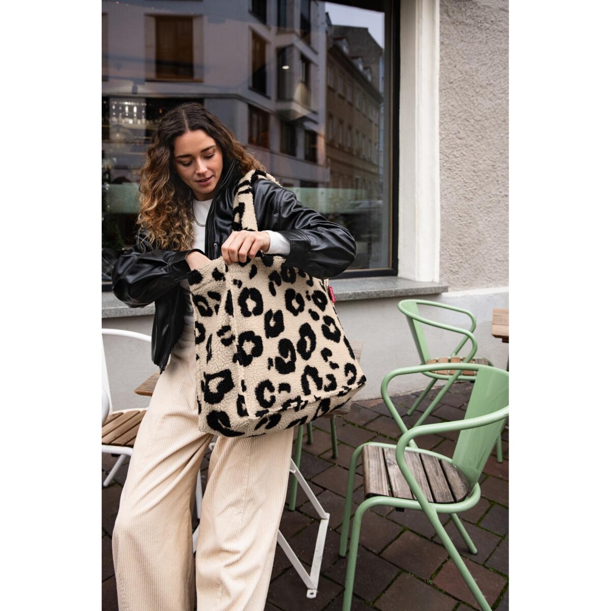 Torba SOFTSHOPPER, teddy leo cream