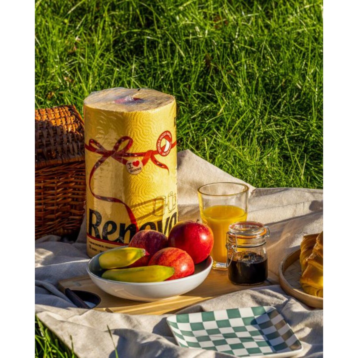 Ręcznik papierowy Renova żółty 1R