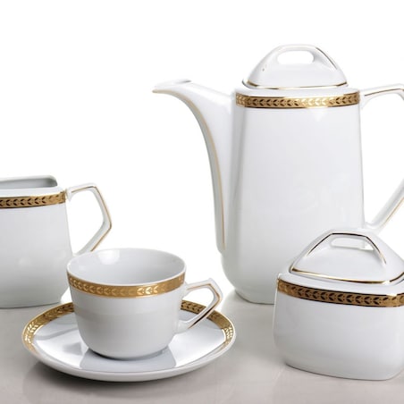 Garnitur do kawy dla 6 osób 22 el. Pułaski Prezydencka 8790
