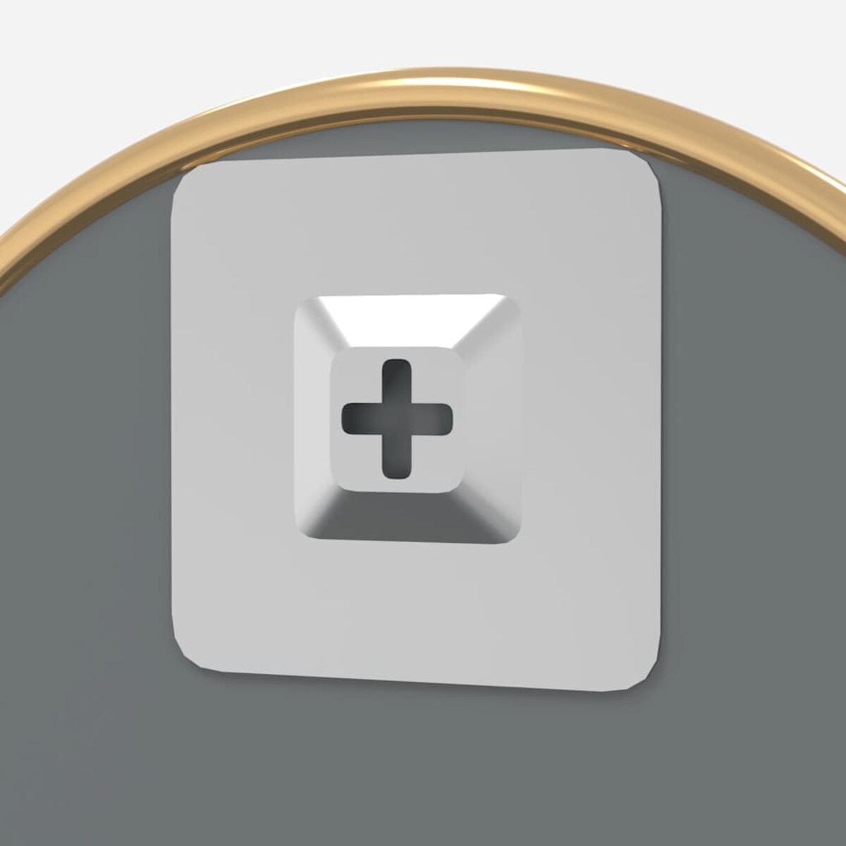 vidaXL Lustro ścienne, złote, Ø 20 cm, okrągłe