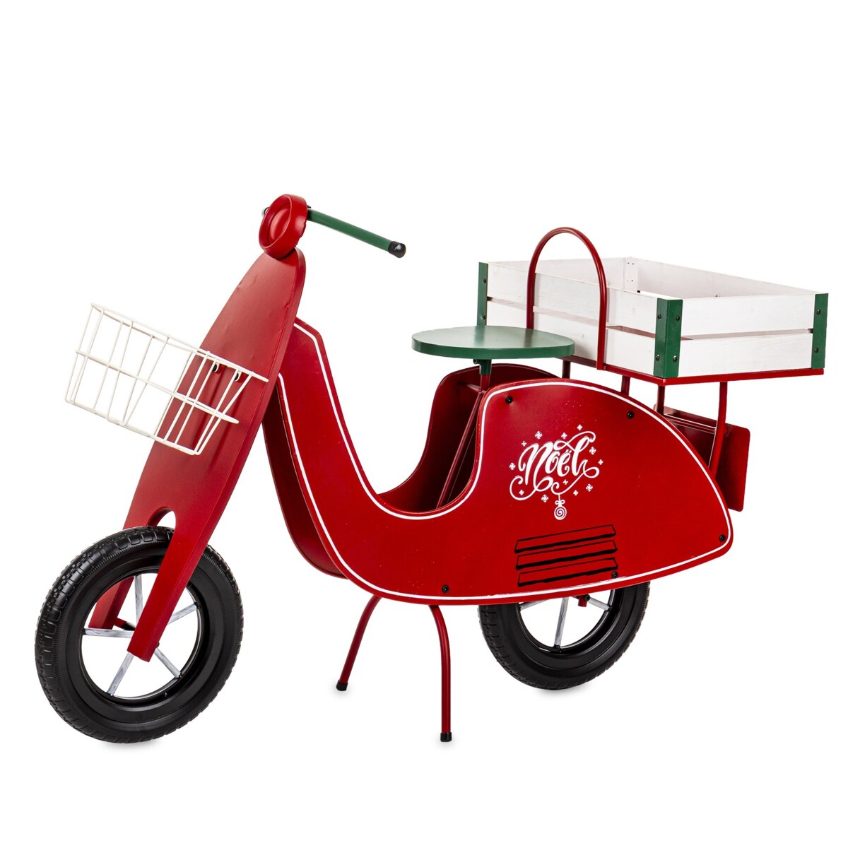 Kwietnik metalowy 75x110x46 cm VESPA czerwona