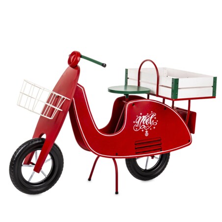 Kwietnik metalowy 75x110x46 cm VESPA czerwona