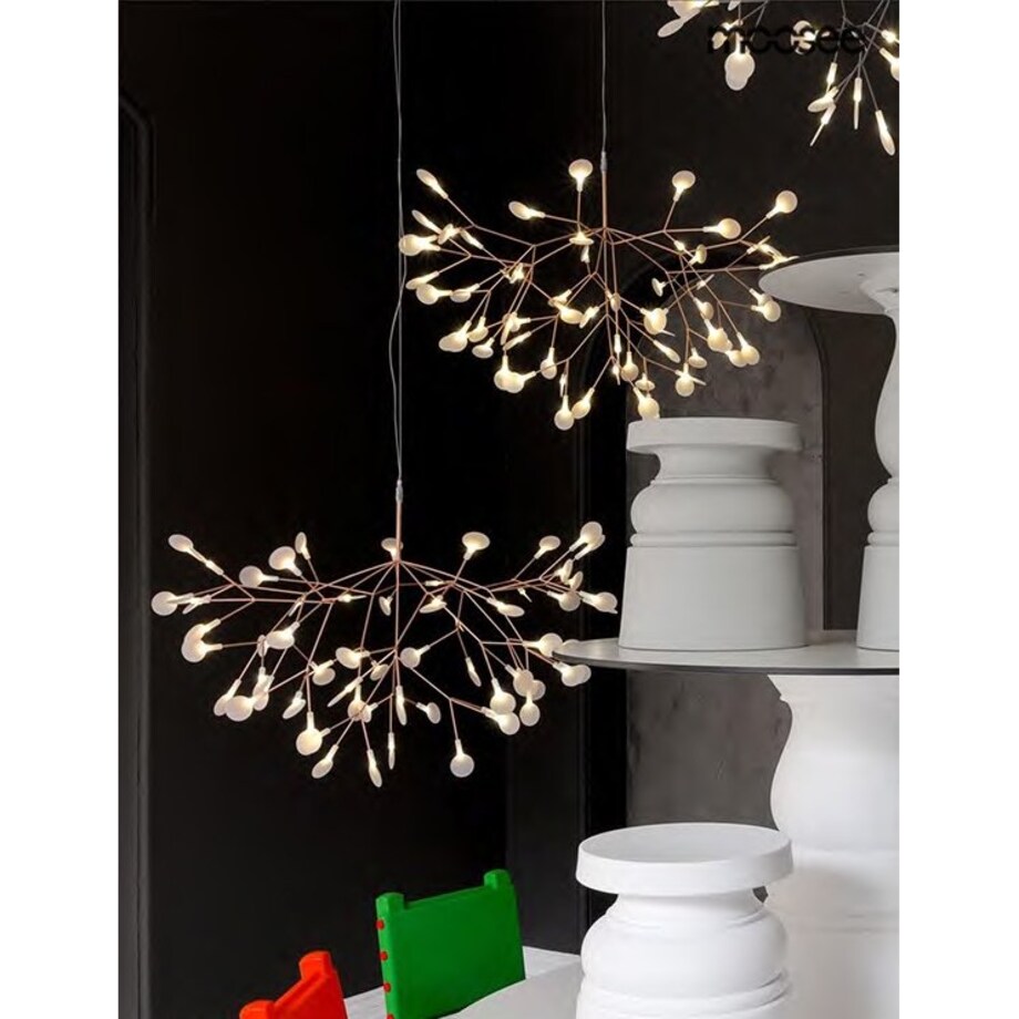 Lampa wisząca Flora MSE010100200 LED 23,W do sypialni złota