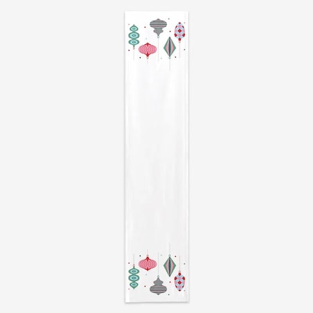 Bieżnik świąteczny - Bombki - 40x180