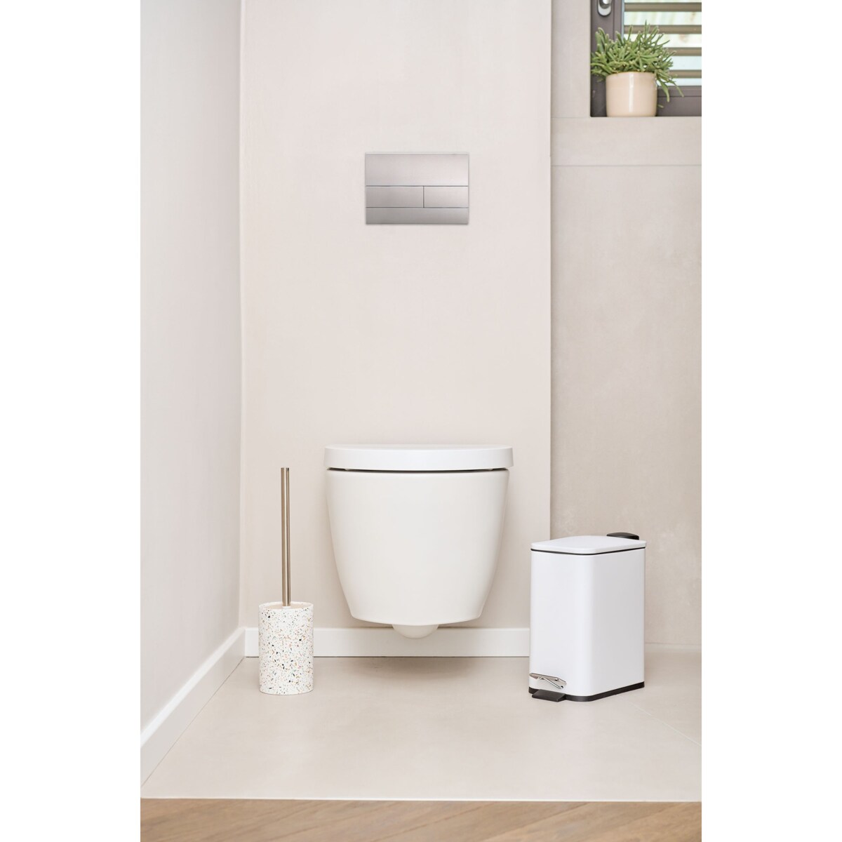 Szczotka do WC z pojemnikiem NIXIE Ø 10,3 cm
