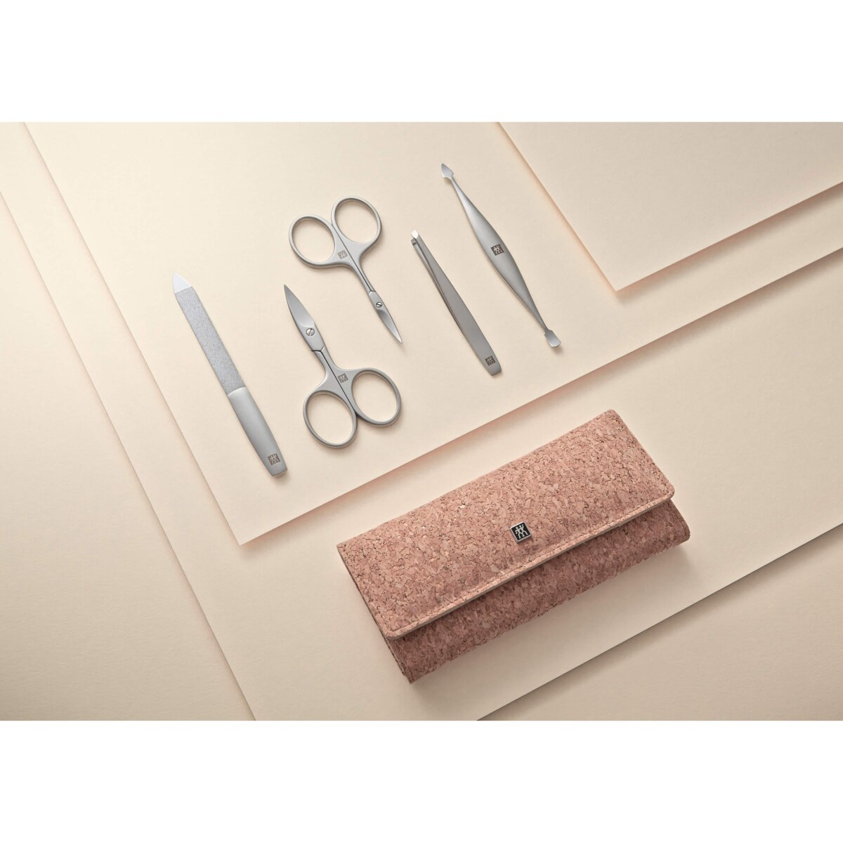 Zestaw do manicure Zwilling Twinox – korkowe etui, 5 elementów